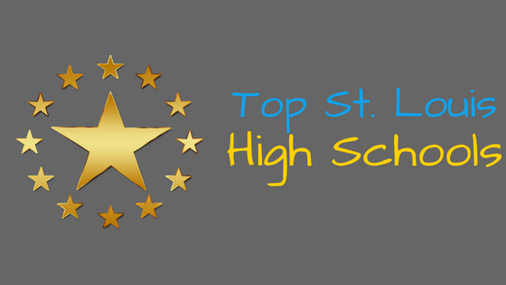 Star next to the text "Top St. Louis High Schools"