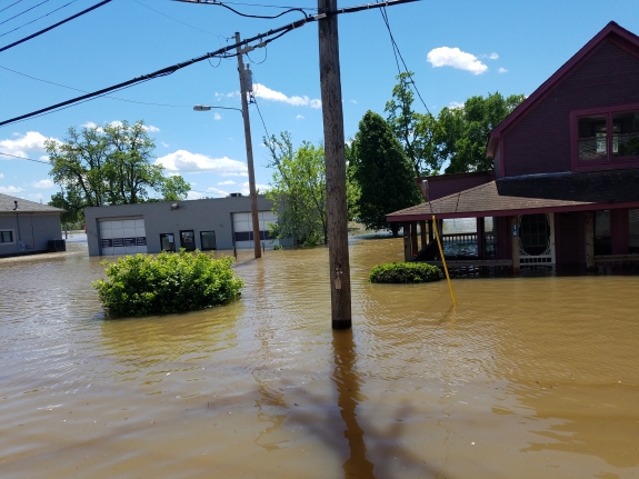 Image of flooding in St. Louis County